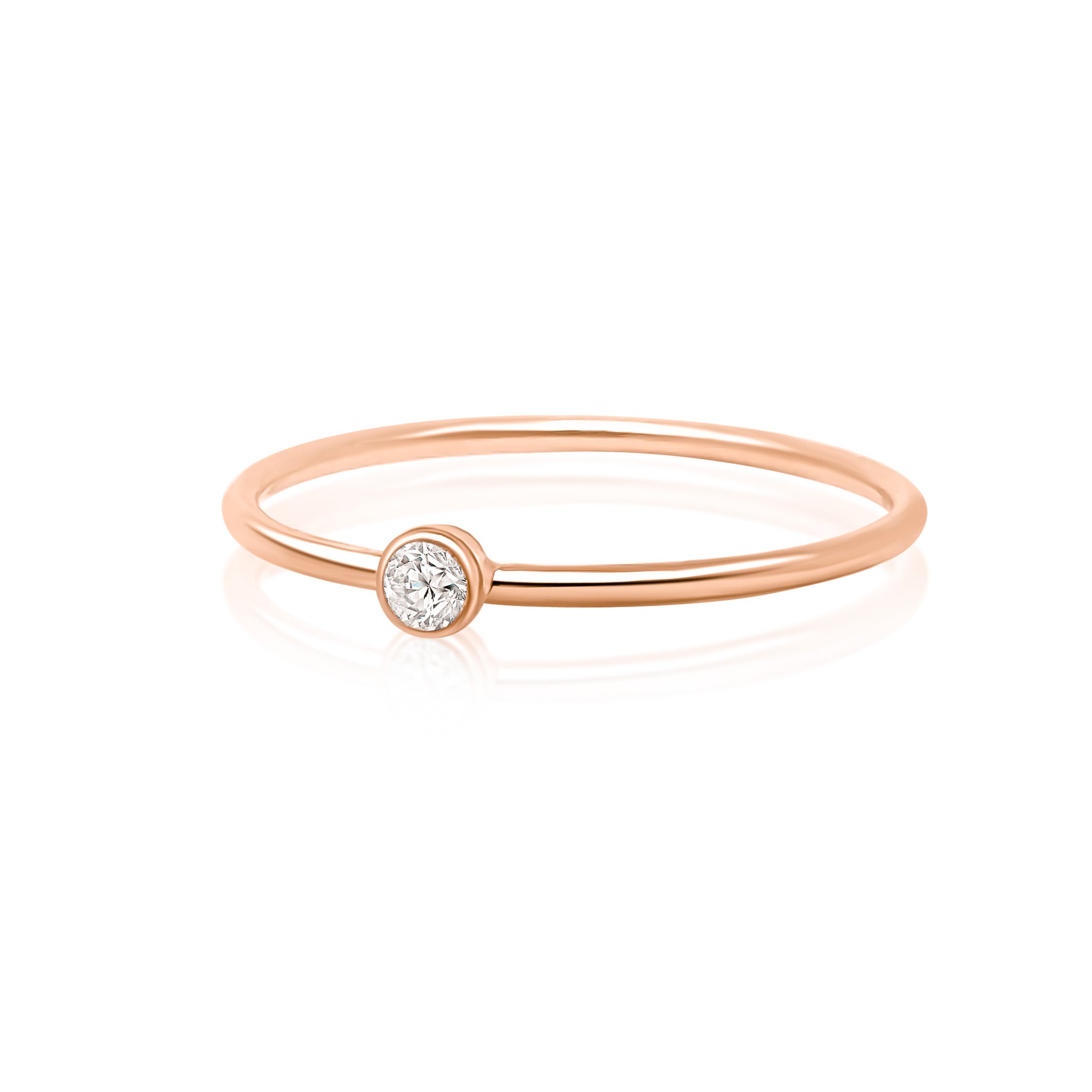 Feiner Ring Laurus mit Zirkon Stein