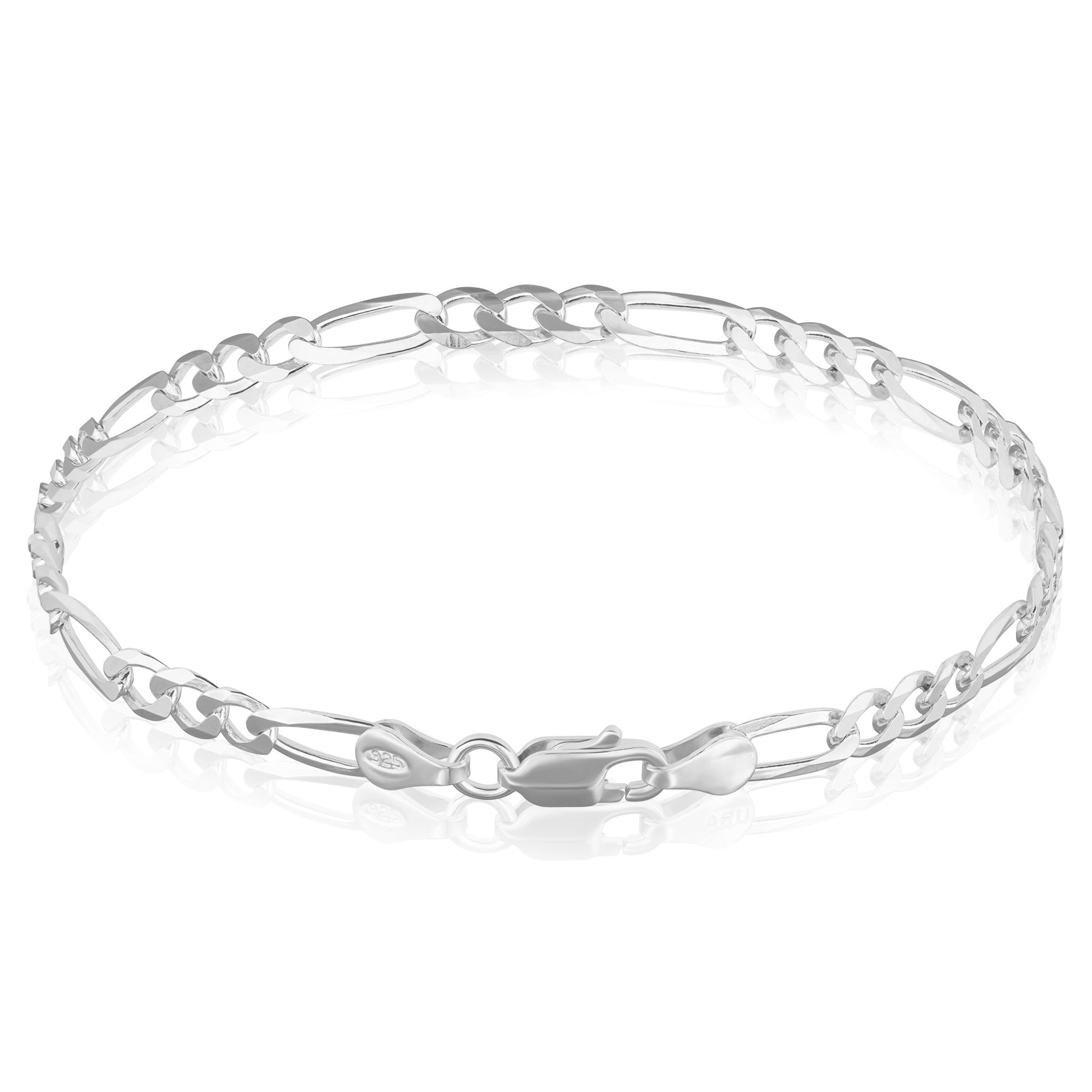 Figaroarmband Silber für Damen und Mädchen aus recyceltem Silber